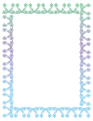 Beautiful gradient frame.