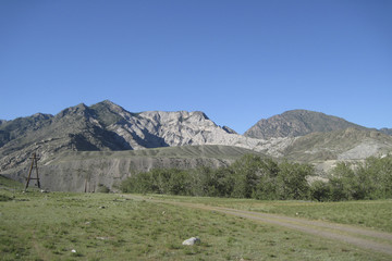 Mountain valley landscape