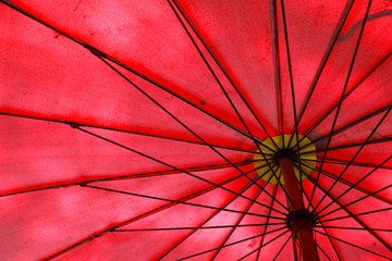 Red umbrella