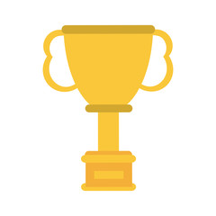 trophy cup icon image vector illustration design 