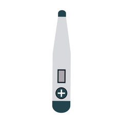 digital thermometer healthcare icon image vector illustration design 