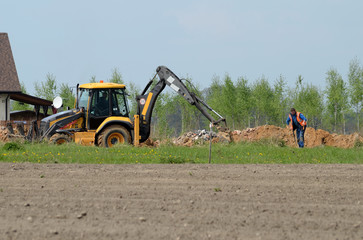 Excavator performing ground works © Artur Henryk