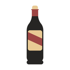 wine bottle icon image vector illustration design