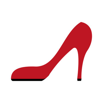 stiletto heel icon image vector illustration design