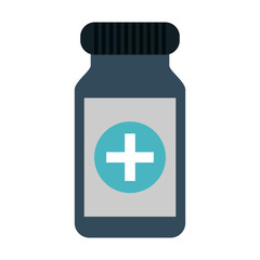 medication pills healthcare icon image vector illustration design