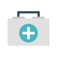 Fototapeta premium first aid kit healthcare icon image vector illustration design