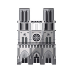Fototapeta premium notre dame de paris cathedral icon image vector illustration design