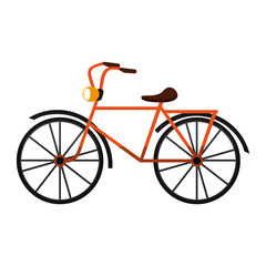 city bike or bicycle icon image vector illustration design