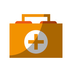 first aid kit healthcare icon image vector illustration design