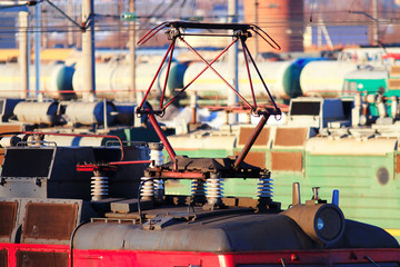 locomotive train depot  railway
