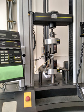 Tensile Strength Testing Machine On Laboratory