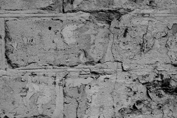 Brick texture with scratches and cracks