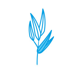 Fototapeta na wymiar bamboo leaves icon over white background. vector illustration