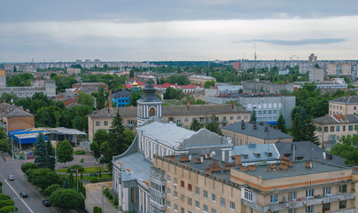 Fototapeta na wymiar View of the historic city center