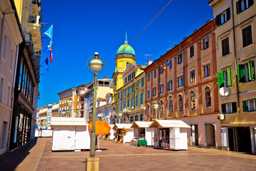 Korzo square in city of Rijeka