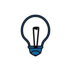 Big idea bulb symbol vector illustration design icon