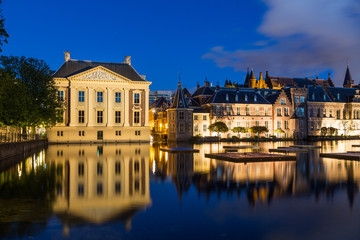 The Hague by night