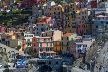 Colourful Manarola in National park Cinque Terre, Liguria, Italy