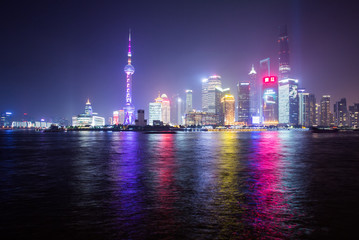 Shanghai Bund nachts