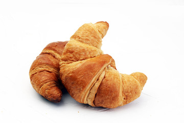 croissant on white board