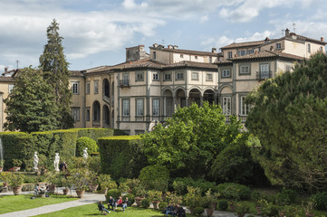 Obraz premium Garden of Palazzo Pfanner, Lucca, Tuscany, Italy