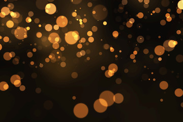 Golden dots background