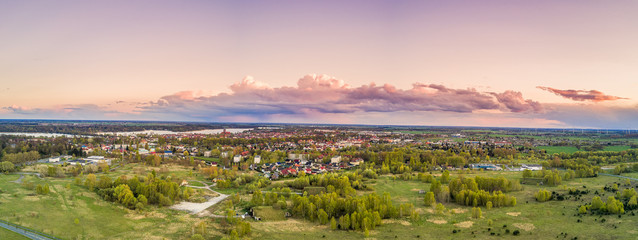 Obraz premium Stadt Überblick