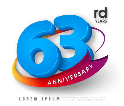 Anniversary emblems template design