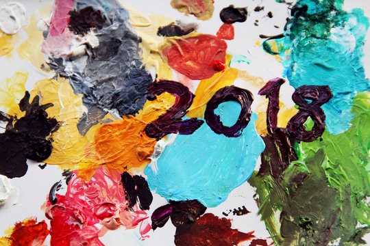 2018  color palette
