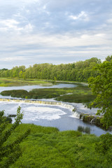 Obraz premium The Venta waterfall view. Latvia