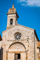 Fototapeta premium Dans le village de San Quirico en Toscane
