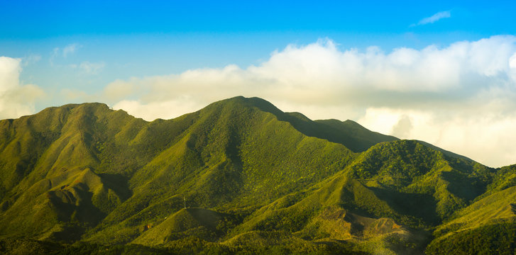 Noumea Mountains Sunset - Powered by Adobe