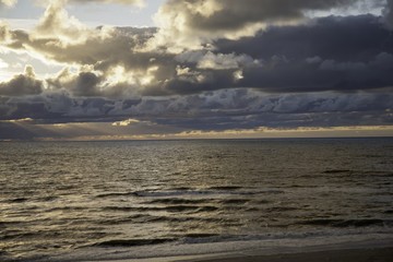 Obraz premium Wolken an der Nord See