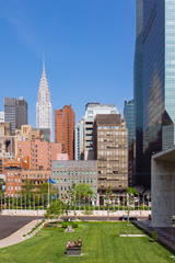 Chrysler building from the United Nations HQ