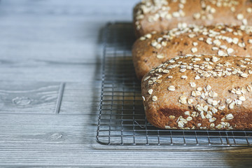 Homemade Whole Grain Honey Wheat Bread