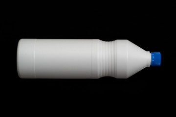 White plastic bottle