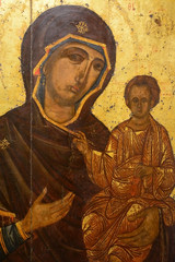 Antique Russian orthodox icon