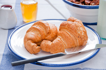 Continental breakfast - croissant