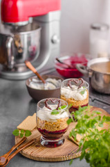 Cheesecake in glass