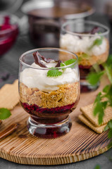 Cheesecake in glass