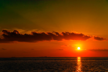 Fototapeta premium Dreamscape Escape On Maldives