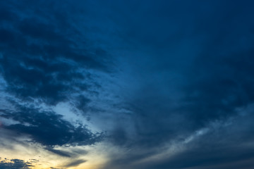 toronto dusk spring sky