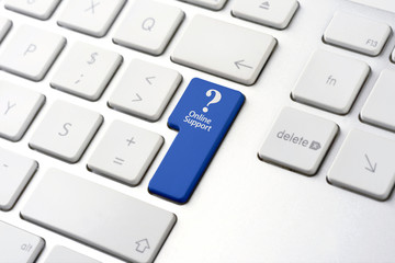 Online Support button on keyboard