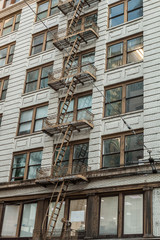Old Brick Building in an Alleyway