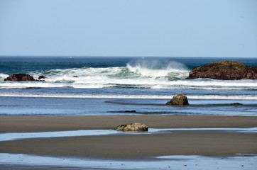 Coquille Point Beach, Kronenberg park, Bandon, Coos County, Oregon