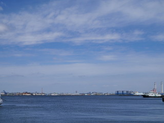 横浜港の風景