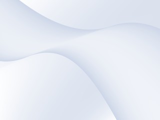 Simple, elegant white grey abstract fractal background with a wave in the middle and a spatial feel.