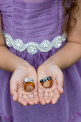 Ring Bearer with Wedding Rings