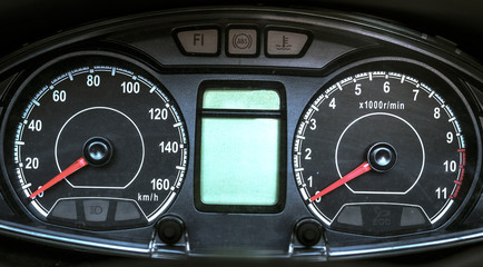 Fototapeta premium motorcycle speedometer