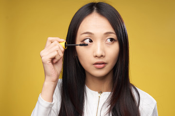 woman, carcass, makeup